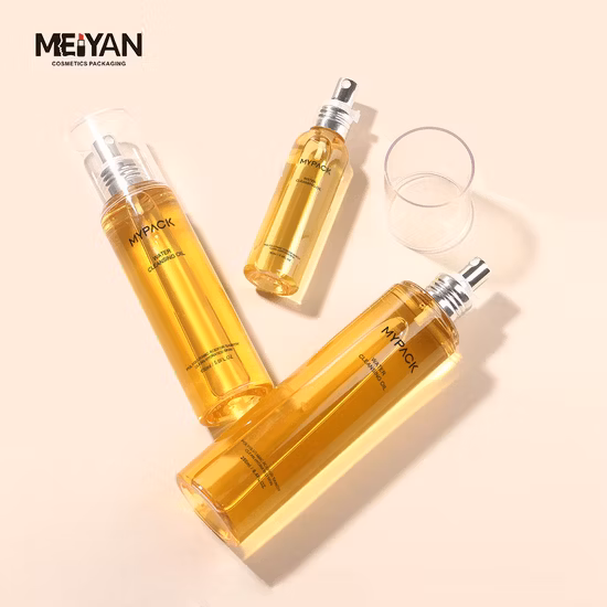 OEM ODM ペット 60ml 100ml 化粧品の細かいミスト スプレー プラスチック ボトル
