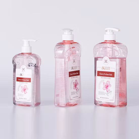 500ml シャンプー ペット プラスチック ピンク色の化粧品ボトル コンディショナー プラスチック包装
